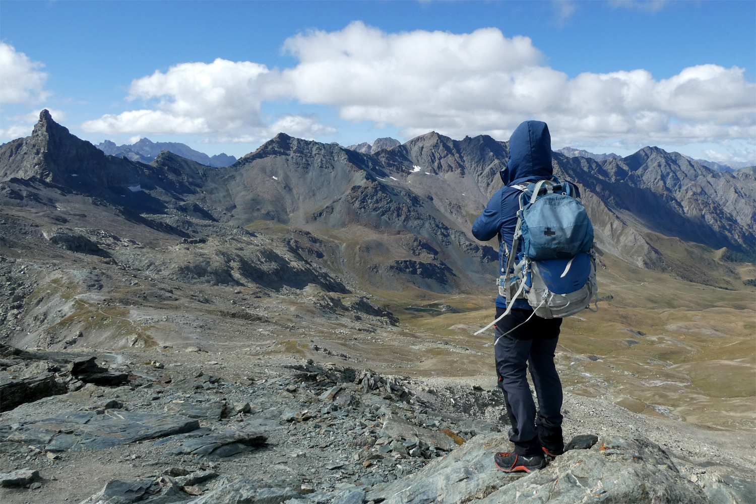 Udsigt fra Pic de Caramantran, Queyras