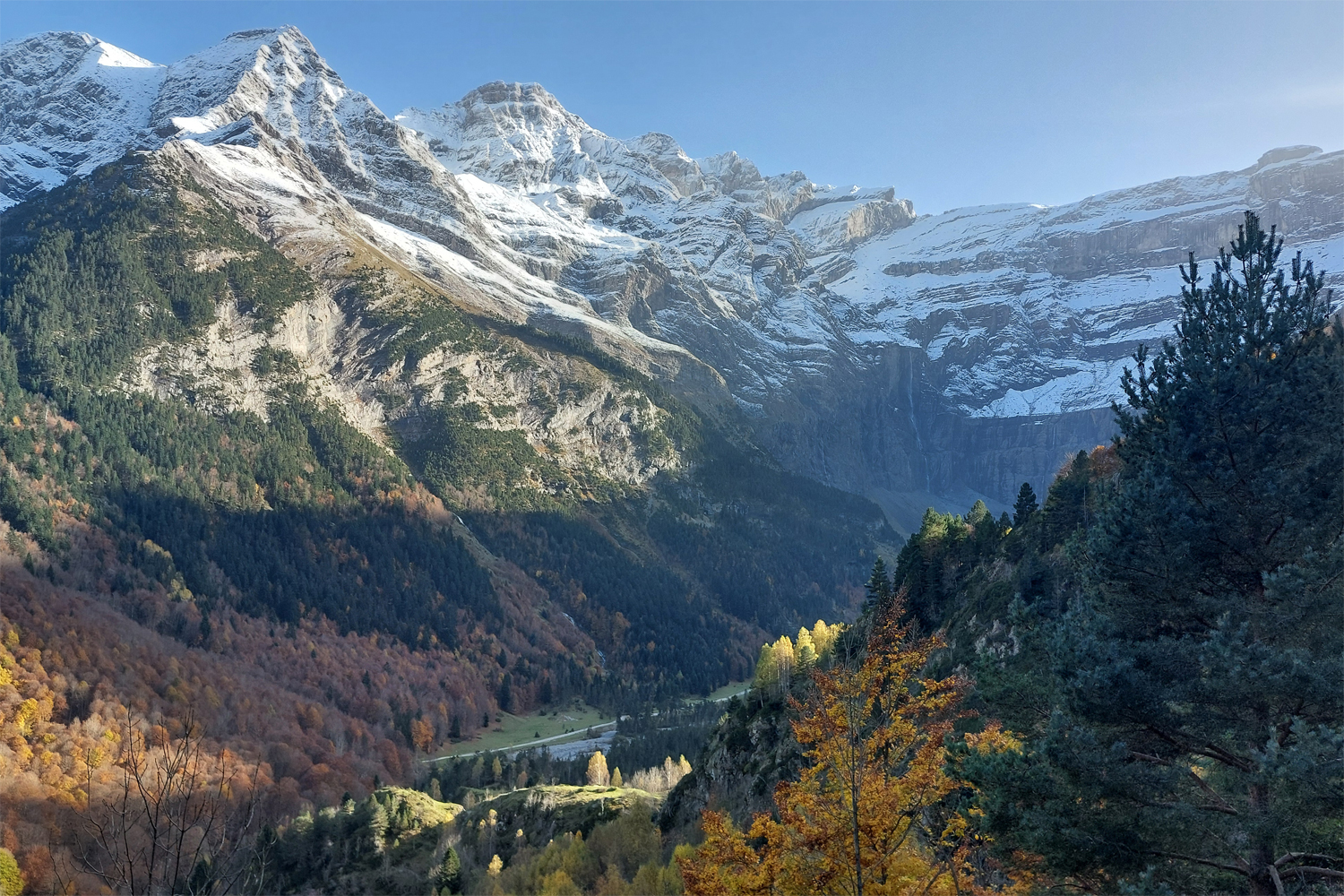 Udsigt over dalen Cirque de Gavarnie