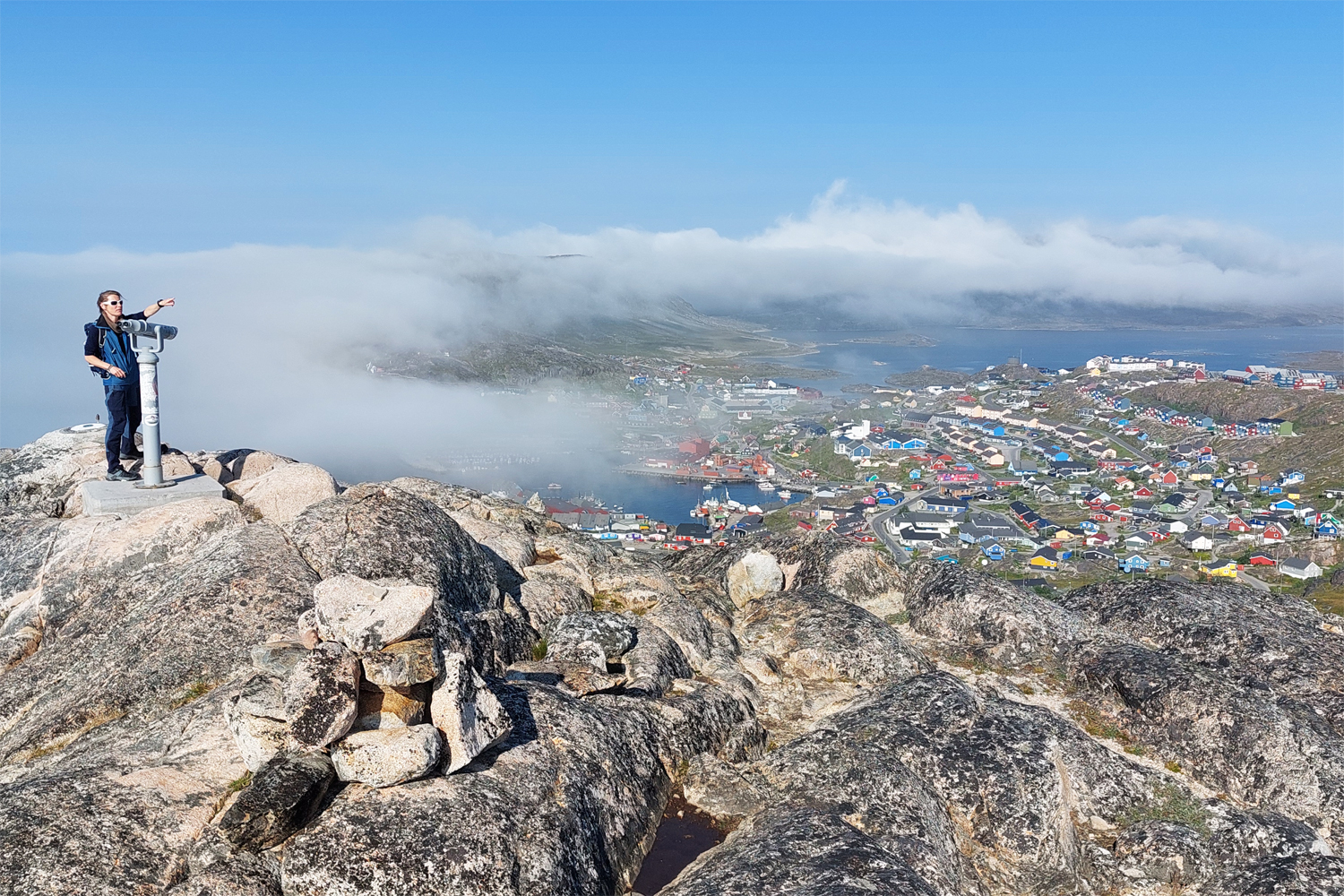 Udsigt over Qaqortoq